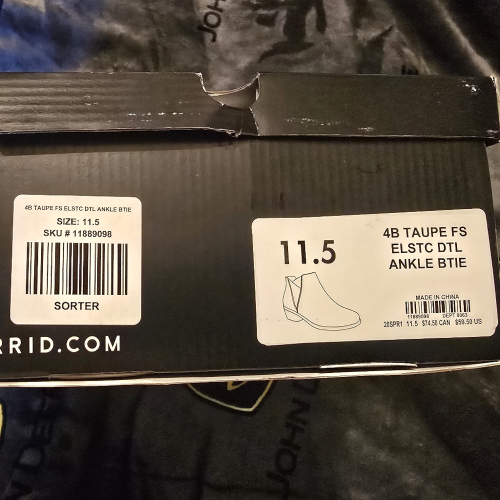 TORRID Ankle Bootie Size 11.5 - Picture 7 of 7